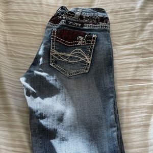 Cowgirl Tuff Bold Bandana Jeans